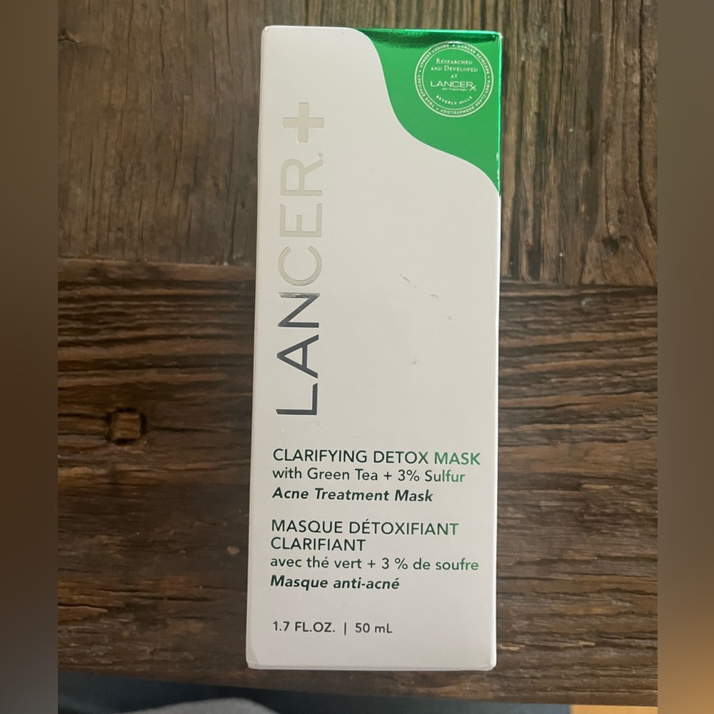 Lancer Skincare Clarifying Detox Mask with Green Tea 3 Sulfur